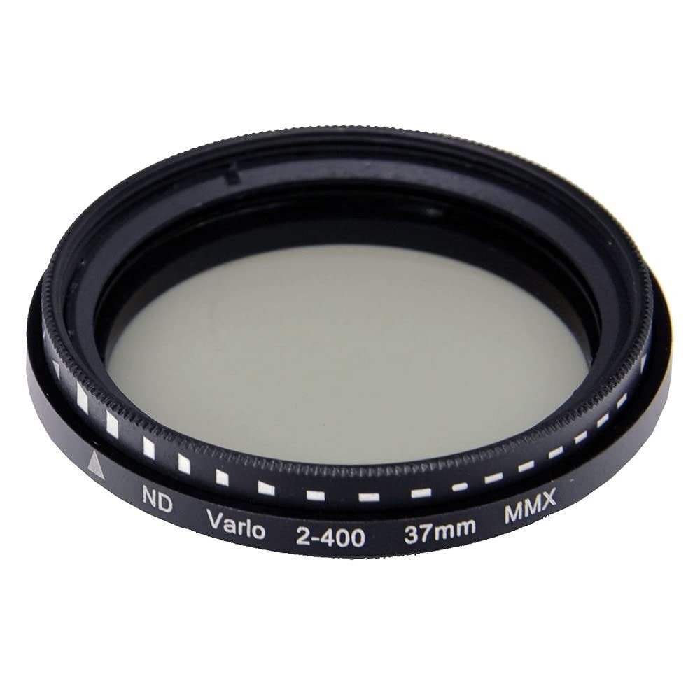 30 37 46 49 52 55 58 62 67 72 77 82 86mm Fader Neutral Density ND Filter Adjustable from ND2 to ND400 ND2-ND400 (Caliber : 37mm)