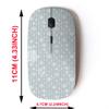 2.4G Wireless Mouse with Cute Pattern Design for All Laptops and Desktops with Nano Receiver - Christmas view 2