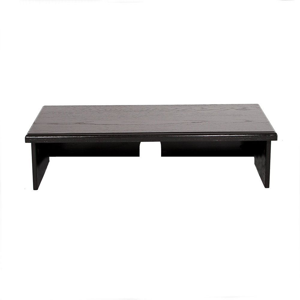 Sound Bar TV Riser Black 40x12x5 1/2" high Outside dimensions-37x11x4 3/4" high Inside Dimensions