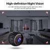SCTEWELL Mini Camera 1080p WiFi Camera Mobile Phone Connection Remote Monitoring Motion Detection Alarm Push USB Charging Security view 2