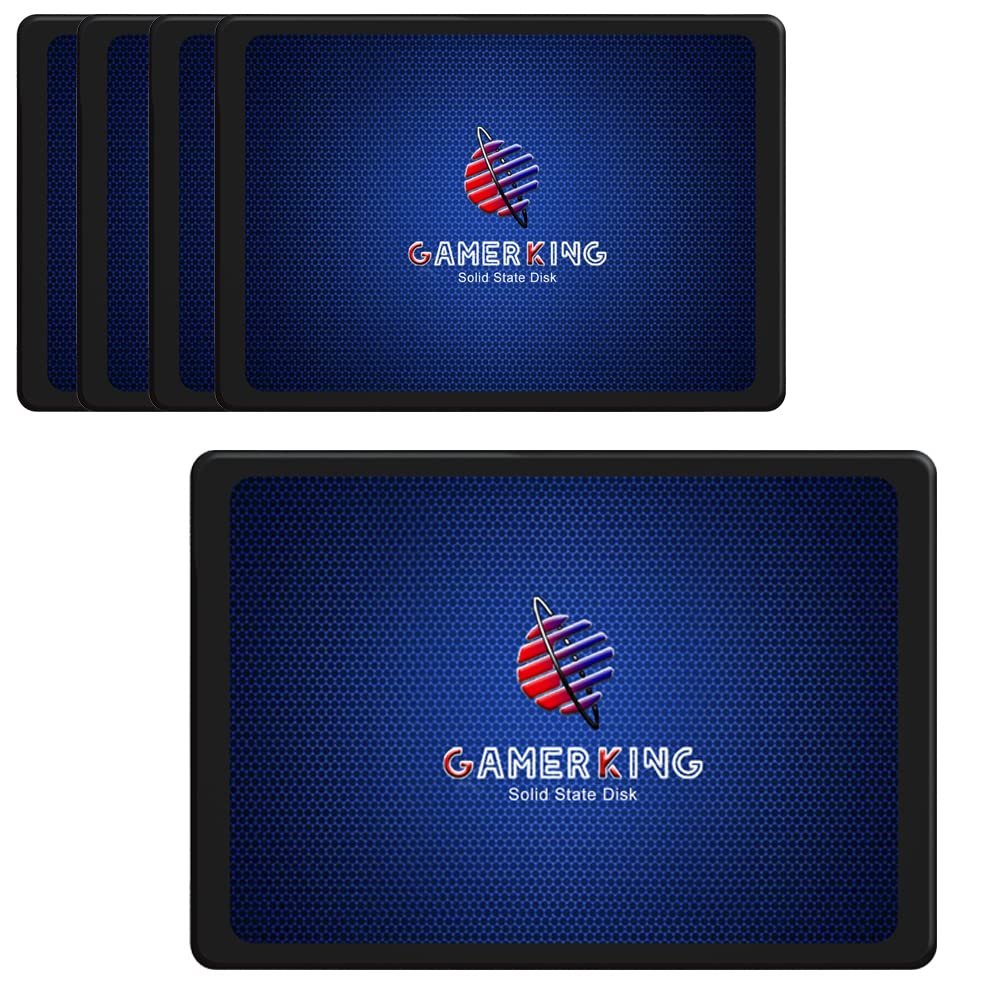 GAMERKING SSD 2.5 SATA III 64GB High Performance Internal Solid State Drive for Desktop Laptop 5 Unit Package Pack [64GB(5 Packs),2.5-SATA3]