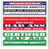 (x3) Certified Bad Ass Integration Analyst with an Attitude Stickers | Funny Occupation Job Career Gift Idea | 3M Vinyl Sticker Decals for laptops, Hard Hats, Windows view 1