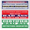 (x3) Certified Bad Ass Nutrition Educator with an Attitude Stickers | Funny Occupation Job Career Gift Idea | 3M Vinyl Sticker Decals for laptops, Hard Hats, Windows view 1
