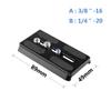 CAMVATE Camera Quick Release Base Plate + Universal Top Cheese Plate + Long Cheese Plate view 3