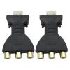 CLIPS HDMI Male to 3 RCA Female Composite AV Video Audio Adapter Converter for TV PC Pack of 2 view 4