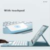 Galaxy Tab A7 10.4'' Touch Keyboard case Color Cute Round Key with touchpad Detachable Wireless Bluetooth Keyboard Cover for Galaxy Tab A7 10.4 inch 2020 SM-T500/T505/T507 (Galaxy Tab S6 Lite, Blue) view 4