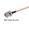 POBADY BNC Male to Male Cable 50ohm BNC Male to Male RG316 RF Coaxial Pigtail Jumper Cable 10ft/3m for RF Antennas Ham Radio Handheld view 2