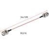 POBADY BNC Male to Male Cable 50ohm BNC Male to Male RG316 RF Coaxial Pigtail Jumper Cable 10ft/3m for RF Antennas Ham Radio Handheld view 3