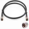 POBADY N Male to N Male Low Loss Coaxial Cable VLMR400 3FT/1M for 3G 4G 5G LTE Antenna Ham Radio GPS WiFi view 1