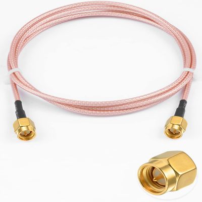 POBADY SMA Male to SMA Male Pigtail Cable WLAN Antenna Cable RG316 3ft/1M for WiFi Wireless Network 2G 3G 4G Antenna Router GSM Bluetooth WLAN LAN