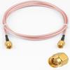 POBADY SMA Male to SMA Male Pigtail Cable WLAN Antenna Cable RG316 3ft/1M for WiFi Wireless Network 2G 3G 4G Antenna Router GSM Bluetooth WLAN LAN view 1
