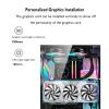 BBNB Gaming Case, Mid - Tower PC Gaming Case ATX/M-ATX/ITX - Front I/O USB 3.0 Port - Tempered Glass Side Panel - Your Unique Computer Case view 4