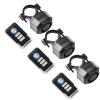KCMYTONER 3 Set Anti-Theft Wireless Bike Alarm with Remote, Vibration Motion Sensor Alarm, Super Loud 110dB Alarm, Waterproof view 1