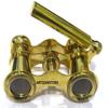 Brass Opera Binocular with Handle - Theater Glasses Gift for Adults Women Kids view 2