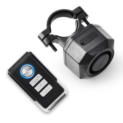 KCMYTONER 1 Set Anti-Theft Wireless Bike Alarm with Remote, Vibration Motion Sensor Alarm, Super Loud 110dB Alarm, Waterproof