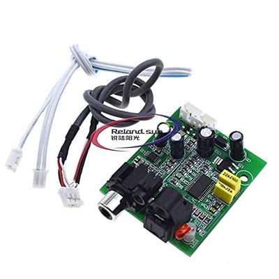 Dac Digital Decoder 24bits 192K Cs8416+Cs4344 Optical Fiber Coaxial Digital Signal Input Stereo Audio Output Decod for Amplifier DIY