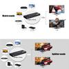 4K 60hz 6x2 HDMI Matrix 6 in 2 Out HDMI Splitter Switch 4x2 HDMI Matrix Audio Video Converter with EDID for PC TV Dual Monitor (6x2 HDMI Matrix) view 3