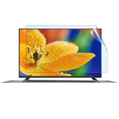 ALGWXQ 32-70 Inch Anti Blue Light Screen Protector, PET Material, Anti Scratch Film/No Fingerprints, Reduce Eye Fatigue, for LCD LED OLED HDTV, Customizable