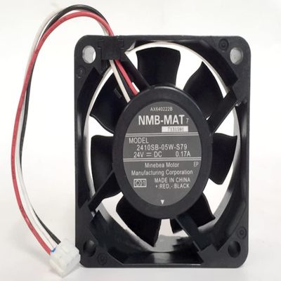 2410SB-05W-S79 60x60x25mm 24V 0.17A 4.08W 3800RPM 38CFM 6CM 3-Wire Cooling Fan