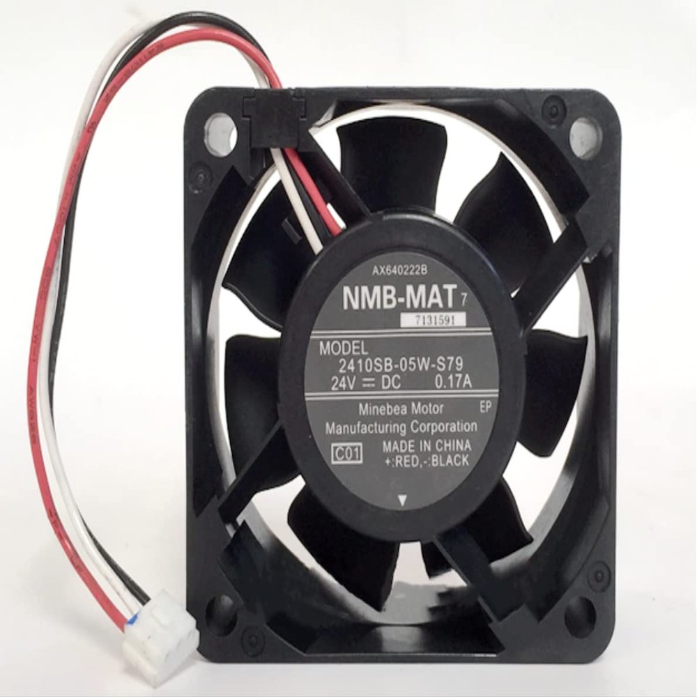 2410SB-05W-S79 60x60x25mm 24V 0.17A 4.08W 3800RPM 38CFM 6CM 3-Wire Cooling Fan