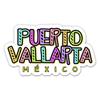 Squiddy Puerto Vallarta Mexico Vacation - Vinyl Sticker for Car, Laptop, Notebook (5" Wide) view 1