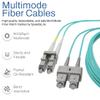 SpeedaLite 3M LC to SC Fiber Patch Cable OM4 Multimode Duplex 100Gig OFNR, 3 Meter view 4