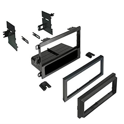 Carxtc Single Din Install Car Stereo Dash Kit for an Aftermarket Radio Includes Storage Pocket See Fitment Above
