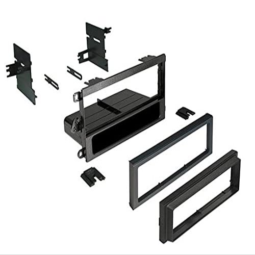 Carxtc Single Din Install Car Stereo Dash Kit for an Aftermarket Radio Includes Storage Pocket See Fitment Above