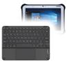 BoxWave Keyboard Compatible with Panasonic Toughpad FZ-G1 - SlimKeys Bluetooth Keyboard with Trackpad, Portable Slim TouchPad - Jet Black view 1