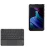BoxWave Keyboard Compatible with Samsung Galaxy Tab Active 3 - SlimKeys Bluetooth Keyboard with Trackpad, Portable Slim TouchPad - Jet Black view 1