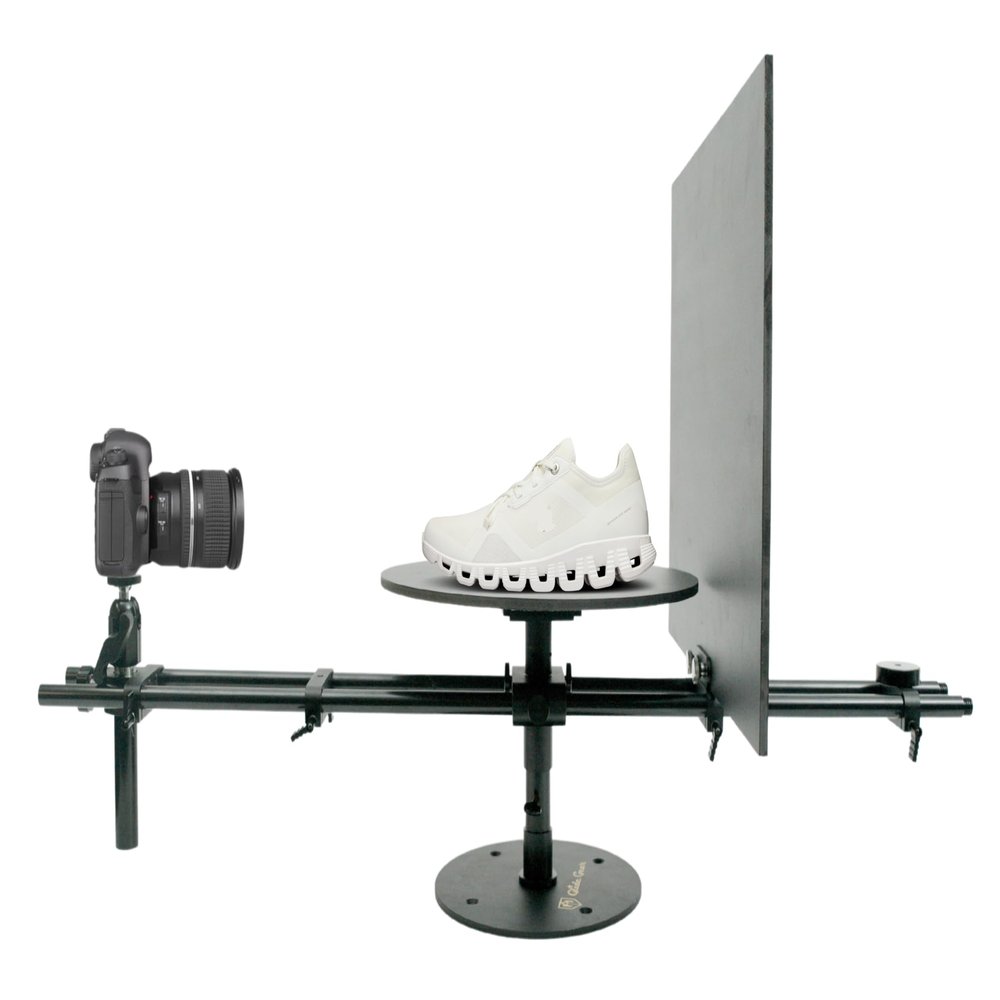 Glide Gear REVO 50 360 Rotating Camera Platform Rig, Adjustable Arm for DSLR or Smartphone, Aluminum Build, Supports Up to 40lbs