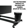 Glide Gear REVO 50 360 Rotating Camera Platform Rig, Adjustable Arm for DSLR or Smartphone, Aluminum Build, Supports Up to 40lbs view 4