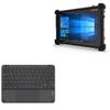 BoxWave Keyboard Compatible with MobileDemand xTablet Flex 10B - SlimKeys Bluetooth Keyboard with Trackpad, Portable Slim TouchPad - Jet Black view 1
