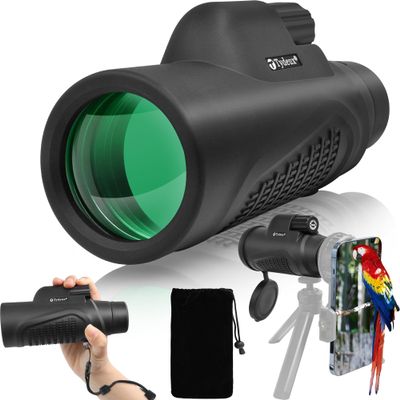 Tydeux 12x50 Handheld Monocular Telescope BAK-9 Prism Monoscope for Bird Watching Hunting Camping Traveling Stargazing Wildlife