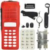 Amasu Full Keypad Housing Case Front Cover for HT1250 Radio-Red view 1