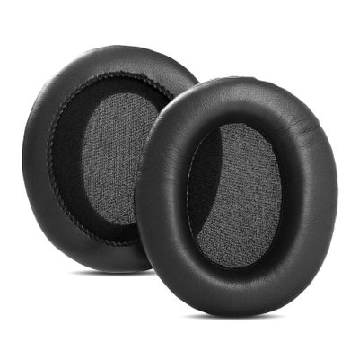 TaiZiChangQin Ear Pads Ear Cushions Earpads Replacement Compatible with JVC HA-D990 HA D990 HAD990 Headphone Protein Leather Black