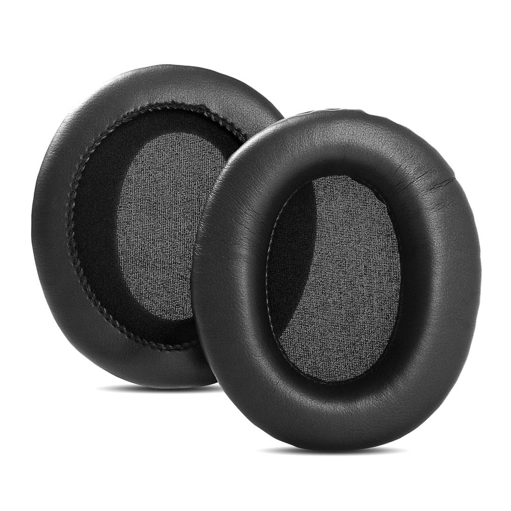 TaiZiChangQin Ear Pads Ear Cushions Earpads Replacement Compatible with JVC HA-D990 HA D990 HAD990 Headphone Protein Leather Black