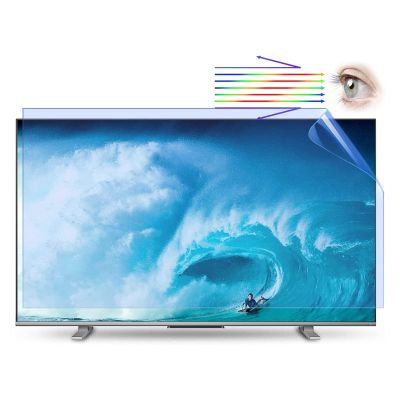 DRILLYR 32-75 Inch Anti Blue Light TV Screen Protector - Matte Anti Glare LCD Display Protector Film Relieve Computer Eye Strain and Help You Sleep Better,65 in 1429 X 804mm