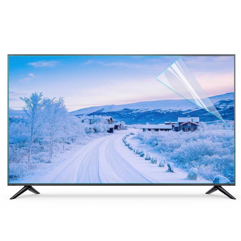 JCSKY 32-75" Anti Blue Light TV Screen Protector Anti-Glare Film Anti Scratch Filter, Screen Matte Protector, Dust-Proof, Blocking Harmful Blue Light from 380 to 420nm,70"(1561900mm)