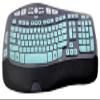 Dust-Proof Silicone Keyboard Protector Skin Cover Compatible with Logitech K350 MK550 MK570 Wireless Wave Keyboard (Mint Ombre) view 1