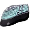Dust-Proof Silicone Keyboard Protector Skin Cover Compatible with Logitech K350 MK550 MK570 Wireless Wave Keyboard (Mint Ombre) view 3