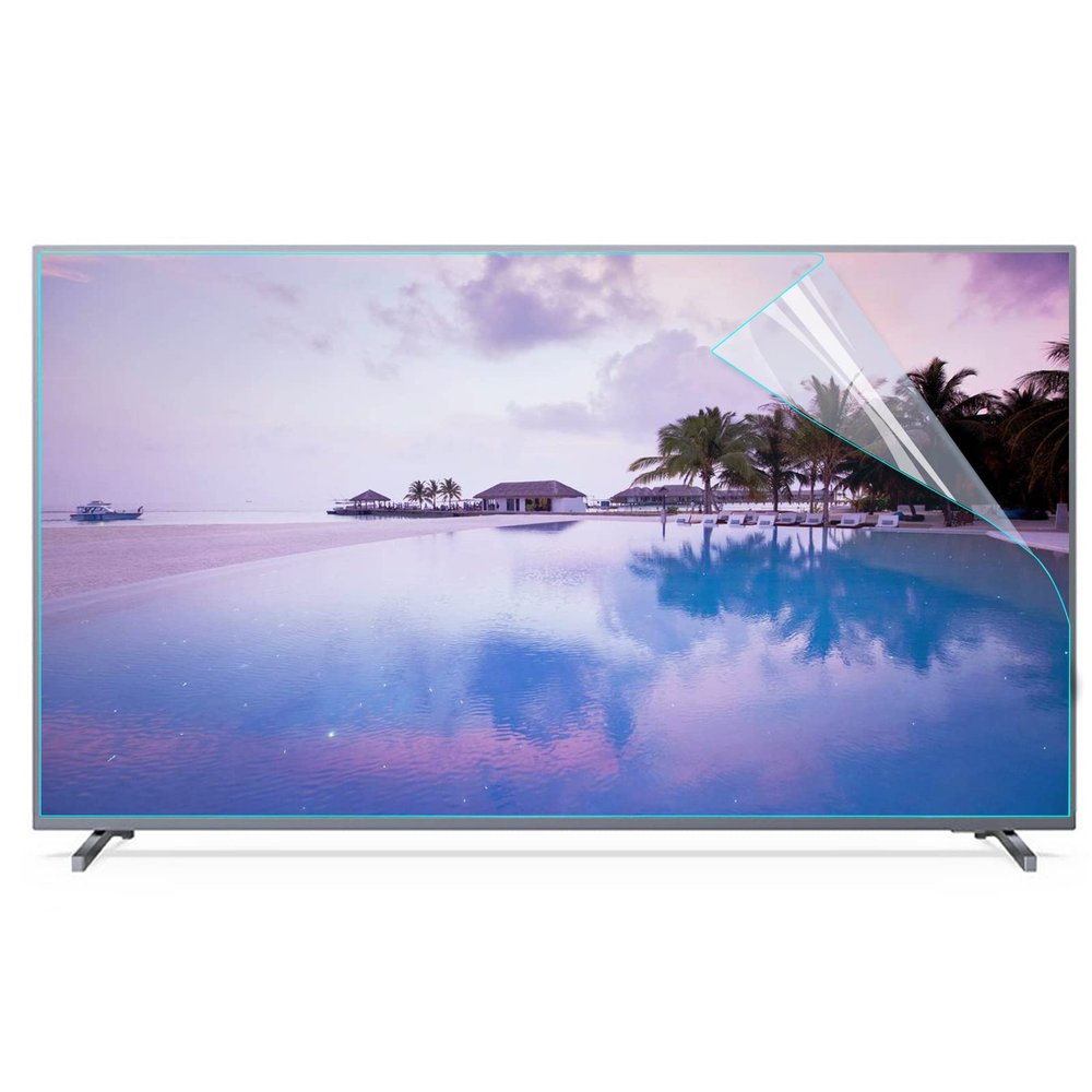 JCSKY TV Screen Protector for 32-75 Inch - Indoor Matte Anti-Glare, Anti Blue Light Anti-UV Protector Film for LCD, LED, 4K OLED & QLED HDTV,32"(704395mm)