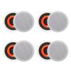 Herdio in Ceiling Speakers, 6.5 Inch 600 Watts Flush Mount Passive Wired for Kitchen,Living Room,Office(4 Speakers) view 1