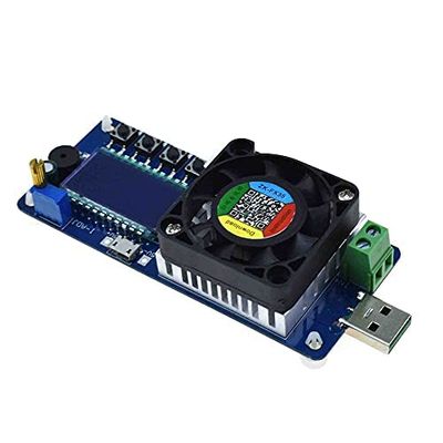 Adjustable Constant Current Aging Tester Voltage Current Power Battery Capacity Display LCD 18650 Battery Tester (4A 25W)