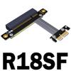 QJJ PCI-E 3.0 x1 to x 8 Extension Cable Gen 3.0 Flat Wire Riser Foldable (3cm, R18SF) view 2