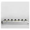 30x30mm G1/4" Out G1/2" in 7 Way Pneumatic Fitting Air Manifold Block Splitter view 1
