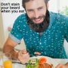 FCLEIH Beard Bandana Mens Beard Covers, Adjustable Facial Hair Apron Guard Bonnet Bedtime Bib Facial Beard Apron Caps For Sleep, Eat (Black*5Pcs) view 2