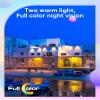 SANNCE Full Color Night Vision Security Camera, 4pcs 1080P TVI Wired CCTV Surveillance Camera for Home, Indoor Outdoor Use, Built-in 3500K Smart Warm Spotlight LED, 4 Cameras with Adapter & Cables view 2