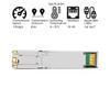 OPSTRAN 10GBASE-T SFP+ RJ45 Copper Transceiver Module Compatible with Intel E10GSFPT 10G SFP+ 30m Cat6a/7 view 3