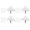 Alvinlite Cable Clips, 4PCS Adhesive Cord Holders, No-Punch Cord Organizer Management Hold up to 11 LBs for Organizing Cable Wires, Home, Office, Car, Desk Nightstand, Cubicle, Power Plug, Silver view 1